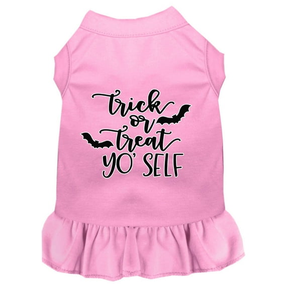 Halloween Pet Dog Cat Dress Screen Printed, "Trick Or Treat Yo' Self"