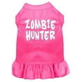 thumbnail image 1 of Halloween Pet Dog  Cat Dress Screen Printed, "Zombie Hunter", 1 of 10