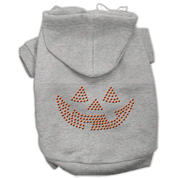 Halloween Pet Dog Cat Hoodie Rhinestone, "Jack O' Lantern"