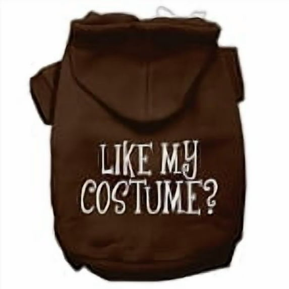 Halloween Pet, Dog Cat Hoodie Screen Printed, "Like My Costume?"