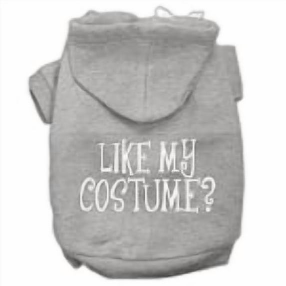 Halloween Pet, Dog Cat Hoodie Screen Printed, "Like My Costume?"