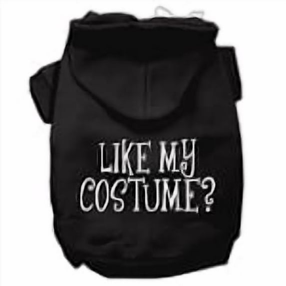 Halloween Pet, Dog Cat Hoodie Screen Printed, "Like My Costume?"