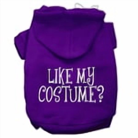 Halloween Pet, Dog Cat Hoodie Screen Printed, "Like My Costume?"