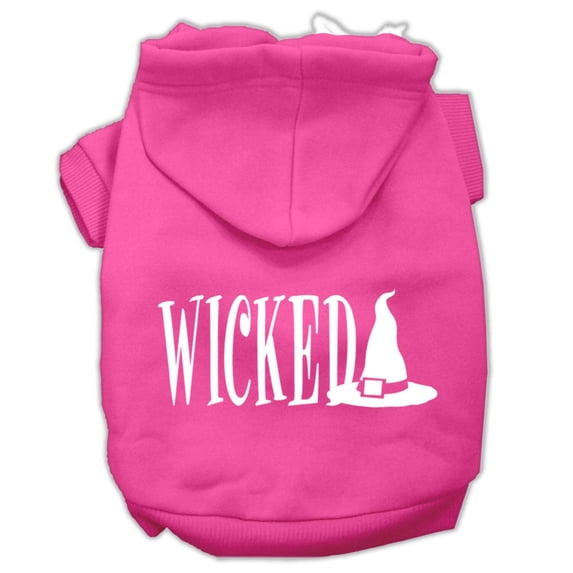 Halloween Pet Dog Cat Hoodie Screen Printed, "Wicked"