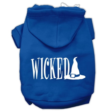 Halloween Pet Dog Cat Hoodie Screen Printed, "Wicked"