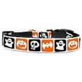 thumbnail image 1 of Halloween Pet Dog  Cat Nylon Collar or Leash, "Classic Halloween", 1 of 1