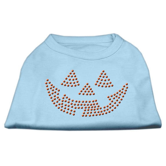 Jack O' Lantern Rhinestone Shirts Baby Blue M (12)