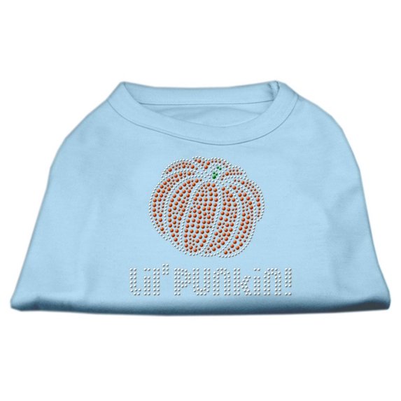 Halloween Pet Dog Cat Shirt Rhinestone, "Lil Punkin"