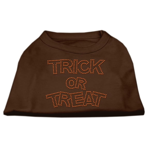 Trick or Treat Rhinestone Shirts Brown XXL (18)