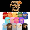 thumbnail image 1 of Halloween Pet Dog  Cat Shirt Screen Printed, "Cutest Pumpkin In The Patch", 1 of 11