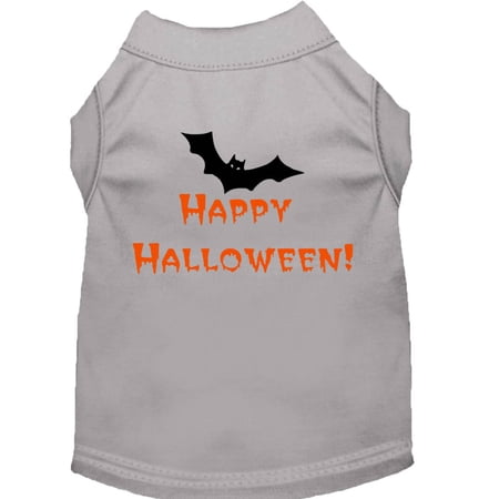 Halloween Pet Dog Cat Shirt Screen Printed, "Happy Halloween"