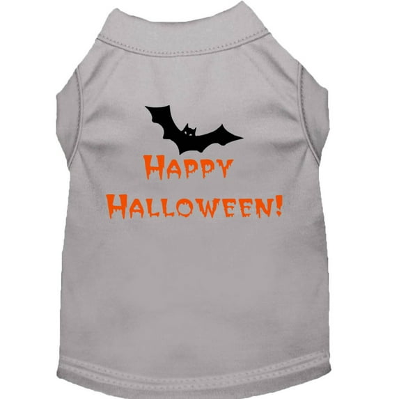 Halloween Pet Dog Cat Shirt Screen Printed, "Happy Halloween"