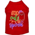 thumbnail image 1 of Halloween Pet Dog  Cat Shirt Screen Printed, "Too Cute To Spook - Girly Ghost", 1 of 10