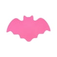 thumbnail image 1 of Halloween Pet Feeding Mat Placemat for Cats and Dogs - Durable Easy-to-Clean Dining Mat for Spooky Seasonal Mealtime, Non- Waterproof Bat Design - Pink, 1 of 6