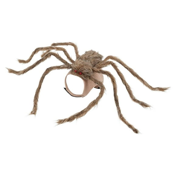 Halloween Pet Giant Spider Costume Spider Decor Halloween Party Supply Spider Funny Costumes Clothes For Dog Cosplay outfit 3D costumes medium pet costume matching outfit competition medium ou