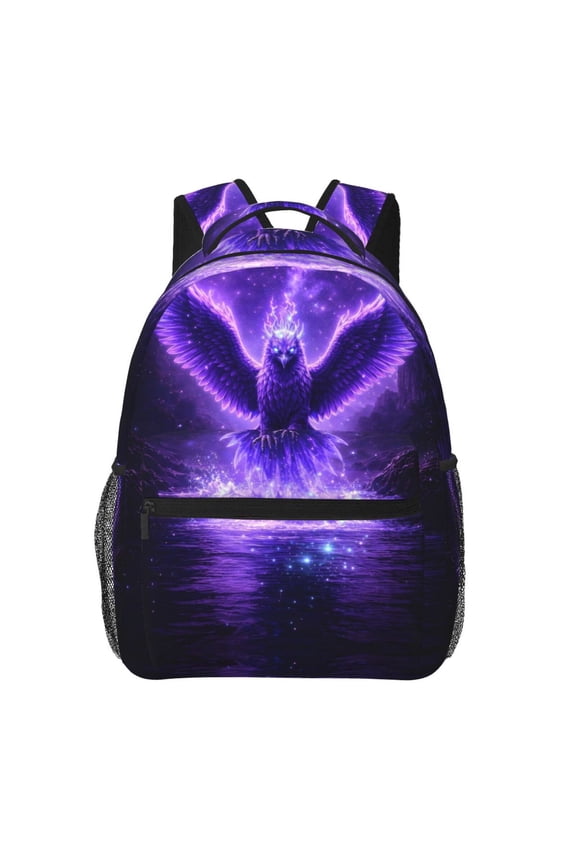 Halloween Phoenix Backpack Lightweight Rucksack Travel Bag for Men and Women