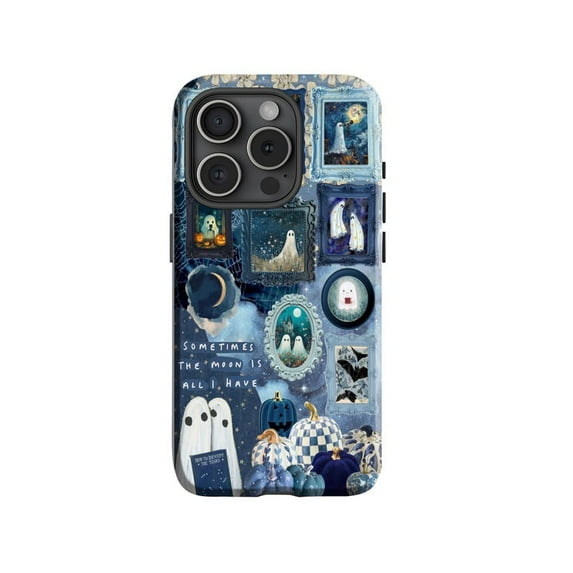 Halloween Photo Frame Rugged Phone Case Gothic Seasonal Durable Artwork with iPhone 17 to 11 Pro Max