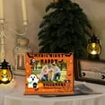thumbnail image 1 of Halloween Picture Frame -6.26Ã5.31in Wooden Photo Display for Tabletop, Home Decor, Halloween Party Decorations, for Displaying Halloween Memories and Seasonal Photos(Orange), 1 of 4