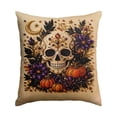 thumbnail image 1 of Halloween Pillow Cover, Gothic Halloween Decor, Spooky Halloween Decor, Fall Home Decor Indoor, Linen Texture 45X45Cm Cushion Cover No Insert, 1 of 6
