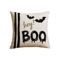 thumbnail image 1 of Halloween Pillow Covers, 18x18 Inch Halloween Decoration Indoor Outdoor Throw Pillow Covers, Cute Spooky Ghost Linen Cushion Case for Home Sofa Couch Bedroom Chair, 1 of 6