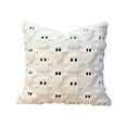 thumbnail image 1 of Halloween Pillow Covers 18x18 inch Halloween Decorations Soft Plush Faux Fur Wool Couch Cushion Case for Chair Sofa Bedroom Living Room Home Decor, 1 of 6