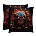 thumbnail image 1 of Halloween Pillow Covers Inserts, Decorative Pillows, Throw Pillows with Unique Patterns for Home Décor - Set of 2 in 16x16, 18x18, or 20x20 inches, 1 of 6