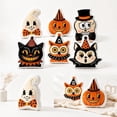 thumbnail image 1 of Halloween Pillow Pumpkin Ghost Shaped Throw Pillow, 15.74in Halloween Decorative Pillows, Pumpkin Pillows, Happy Halloween Decorations for Sofa Bed Couch Stuffed Gothic Party Outdoor Home Decorations, 1 of 11