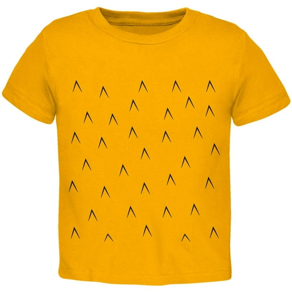 Halloween Pineapple Costume Toddler T Shirt Gold 3T
