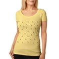 thumbnail image 1 of Halloween Pineapple Costume Womens Soft Scoop T Shirt Yellow Haze LG, 1 of 1