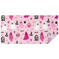 thumbnail image 1 of Halloween Pink Ghosts and Witchy Elements Rectangle Tablecloth 60"x120",Waterproof Polyester Rectangle Table Cloth, Wipeable Spillproof Polyester Tablecloth for Dining, Camping, Indoor and Outdoor, 1 of 6