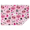 thumbnail image 1 of Halloween Pink Spooky Hearts and Ghosts Rectangle Tablecloth 60"x84",Waterproof Polyester Rectangle Table Cloth, Wipeable Spillproof Polyester Tablecloth for Dining, Camping, Indoor and Outdoor, 1 of 5