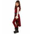 thumbnail image 1 of Halloween Pirate Costume - 4-Piece G"irl"s Princess Anime Cosplay Costume Outfits for Fancy-Dress Up Party Night, Size:110, 1 of 8