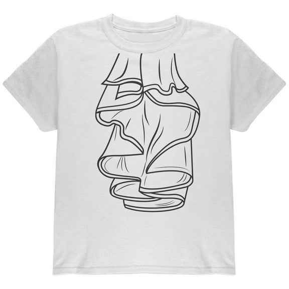 Halloween Pirate Ruffle Shirt Costume Youth T Shirt White YMD