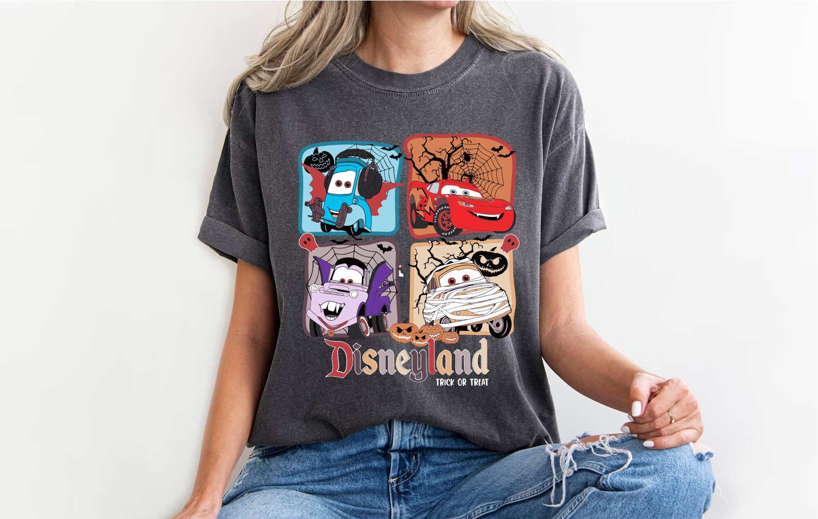 Halloween Pixar Cars Shirt, Disney Halloween Cars Shirt, Halloween