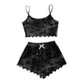 thumbnail image 1 of Halloween Pjs Women Halloween 2 PCS Womens Pajama Sets Shorts And Cami Top Lounge Wear For Women Pajamas For Women Set, 1 of 4