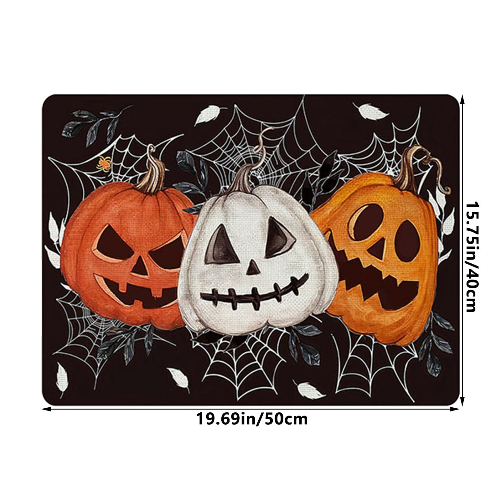 Pumpkin Halloween hotsell mat napkin