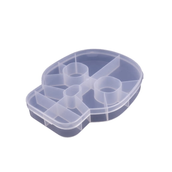 Halloween Plastic Candy Storage Box-3D Shaped Food-Grade PP Container with Flip-Top Lid for Trick-or-Treat Party Favors Gift