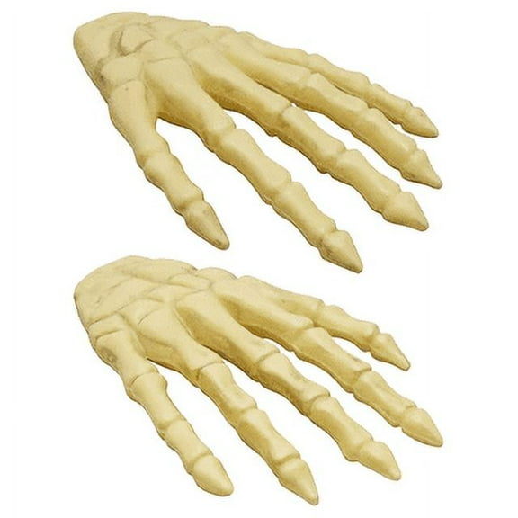 Halloween Plastic Decorative Skeleton Hands, 6.5x11 in.