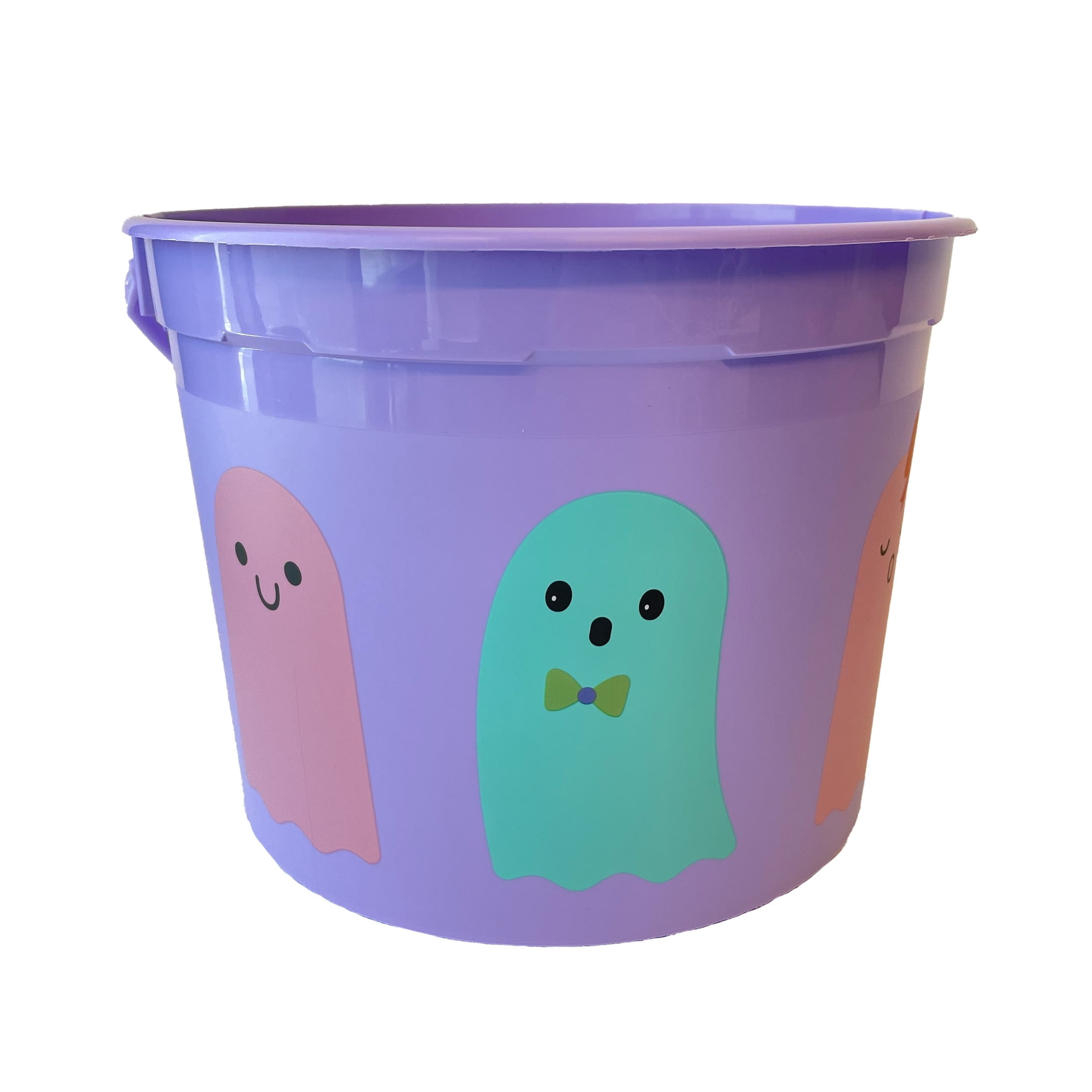 Cute Ghosts Trick-or-Treat Bucket, Multicolor, 6.5", Halloween by Way To Celebrate