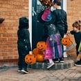 thumbnail image 1 of Halloween Plastic Pumpkin Treat Containers with Handle Festive Party Candy Collection Set, 1 of 7