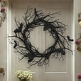 thumbnail image 1 of Halloween Dead Branch Bat Garland Black Bat Dead Branch Window Door Decoration Hanging Party Props For Halloween Thanksgiving Christmas(Black), 1 of 7