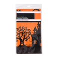 thumbnail image 1 of Halloween Plastic Tablecloth 54x72Inch, Castle Haunted House Design Party Cloth, Disposable Waterproof Rectangle Cover for Indoor Outdoor Buffet Dining Decor, 1 of 8