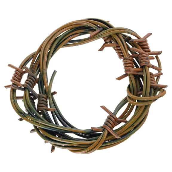 Halloween Plastic Wire Props Western Decor Christmas Tree Decorations Fake Rusted Barbed Wire Decoration
