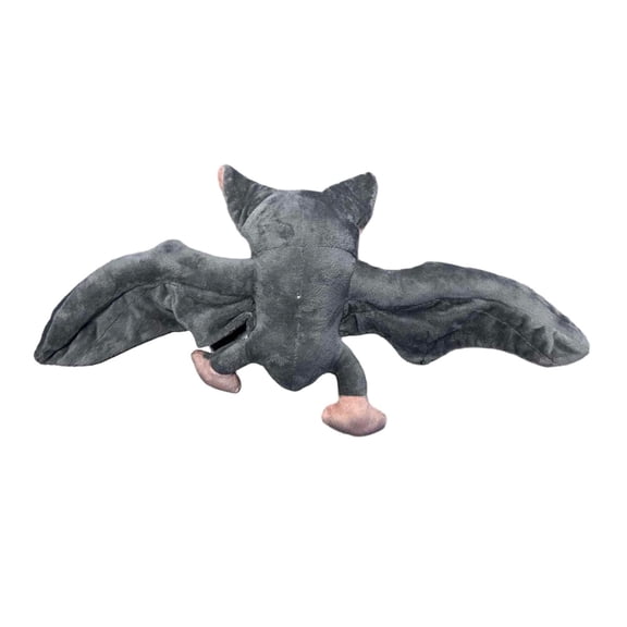 Halloween Plush Bat Decoration, Bat Stuffed Animal, Halloween Plush, Halloween Decorations, Soft Fluffy Plush Bat Figure for Indoor Shelf Display, Party Table Accent and Everyday