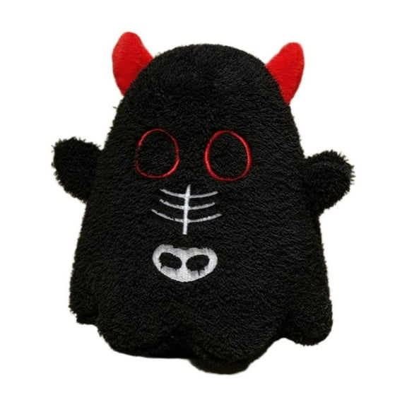 Halloween Plush Ghost Devil Toy, 7.9 Inch Cute Spooky Ghost Stuffed Animal, Soft Plushies and Fun Trick or Treat Toys, Halloween Party Decor and Gifts for Kids Boys Girls