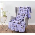 thumbnail image 1 of Halloween Plush Throw Blanket, Oversized Velvet Soft Fall Blanket with Cartoon Print Design, Comfortable Warm Seasonal Blanket for Bedroom & Living Room, 1 of 5