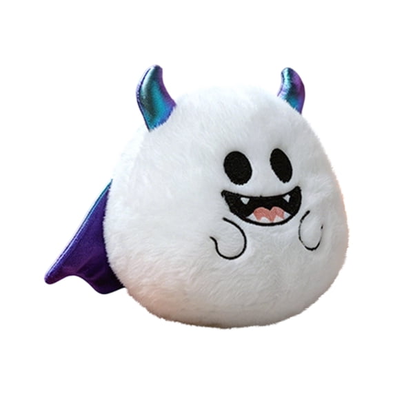 Halloween Plush Toy, Soft Stuffed Animal Bat Ghost Spider Pumpkin, Cute Spooky Collectible Gift for Kids, Holiday Party Favor and Home Decor