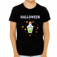 thumbnail image 1 of Halloween Poison Kids Halloween Shirt Skull Poison Halloween Shirts for Boys Halloween Shirts for Kids, 1 of 6