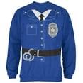 thumbnail image 1 of Halloween Policeman Costume Mens Sweatshirt, 1 of 1
