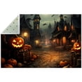 thumbnail image 1 of Halloween Polyester Right-Angle Floor Mat - High-Quality Door Rug for Home and Office Use - Entrance Carpet with Durable Material - Decorative Indoor Entryway Rug, 1 of 6